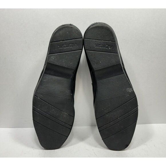 Salvatore Ferragamo Black Leather Gancini Bit Loafers Size 10 D Slip On Silver - Picture 6 of 8